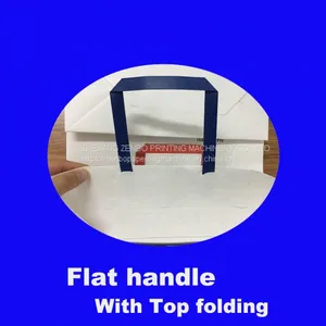 ZB1260SF Fully Automatic Sheet Fed Shopping Gift Garment Paper Bag Sack Making Machine With Flat Handle thumbnail-3