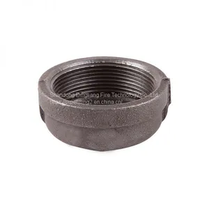 Malleable Iron Pipe Fittings Black or Galvanized End Cap thumbnail-1