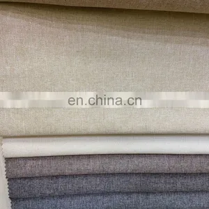 Sofa Fabric High Quality Upholster 100% Polyester Woven Trending Products Coating Sofa Linen Look Fabric thumbnail-6