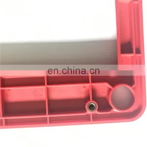 High Precision Quality Red Painting Surface Treatment Pressing Plastic Injection Mold Insert Molding Housing Part Moulding Maker thumbnail-2