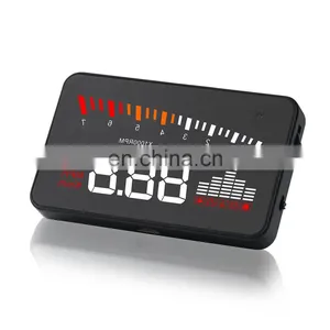 X5 3.5 Inch Car HUD OBD2 Head Up Display Overspeed Warning System Windshield Auto Electronic Alarm Projector thumbnail-3