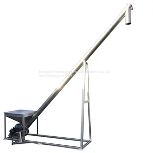 Chicken Feed Cement Mixing Spiral Auger Screw Conveyor Machine thumbnail-1