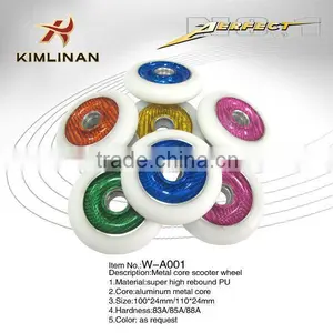 100mm Durable SHR Scooter Wheels,Pro Scooter Wheel, Alloy Core Stunt Scooter Wheels thumbnail-1