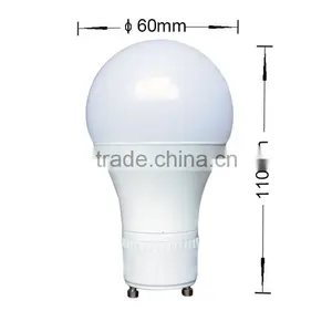 9W 800LM Dimmable GU24 Base Omni A19 LED Bulb Quality Choice thumbnail-5