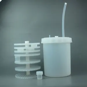 4L/6L PFA Vials Cleaning Tank Set for Washing 7ml/15ml/30ml Vials Beakers Crucibles thumbnail-1