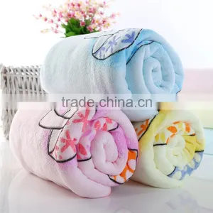 2015 New Style Quick Dry Super Soft Cartoon Mushroom Design Cotton Baby Bath Towel thumbnail-4