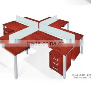 Modern Designer Office Furniture Workstation/4 Seaters Workstation LA-003 thumbnail-1