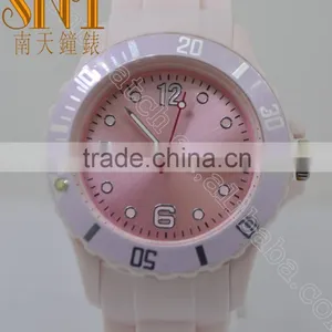 Fashion Watch With Light Pink Dail ,hot Selling Promotion Quartz Watch thumbnail-1
