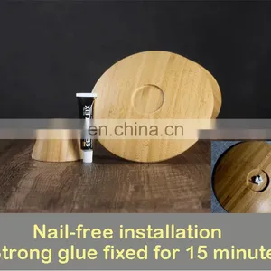 Eco-friendly Bamboo Cake Cookies Stand Wooden Fruit Tray Cupcake Storage Rack Kitchen & Tabletop thumbnail-5
