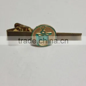 Custom Tie Clip/ Metal Tie Clip With Flower/cheap Tie Clips/the Pin Glory thumbnail-1