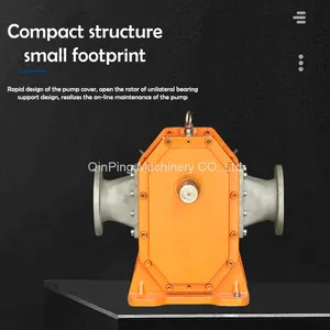 QP186S SS Duck Nozzle Lobe Pump Head With Explosion-proof Motor Transport High Viscosity Material thumbnail-3