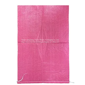 Black Plastic PP Woven Bag Cement Sand Packaging thumbnail-3