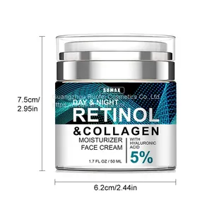 Kin Care Facial Moisturizer Retinol Cream For Women And Men Face Day And Night Cream Reduce Wrinkles 50ml thumbnail-4