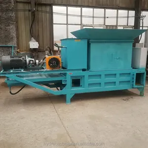 Agricultural Cattle and Sheep Feed Green and Yellow Storage Straw Baling and Briquetting Machine thumbnail-4