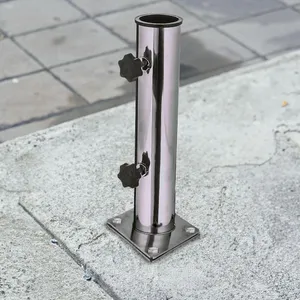 Outdoor Umbrella Accessories Factory - Sunshade Umbrella Stand Base, Outdoor Umbrella Tube-type Base, Ground-embedded Stand thumbnail-1