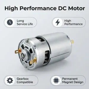 High-Torque Permanent Magnet DC775 Motor: Efficient, Durable, and Versatile for All Your Industrial Needs! thumbnail-5