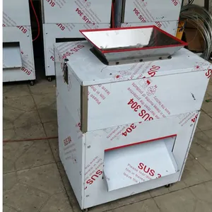 QDMECH Small Automatic Meat Dicing Machine Stainless Steel Fresh Chicken Duck Fish Cutting Machine Commercial Meat Cuber Dicer thumbnail-5