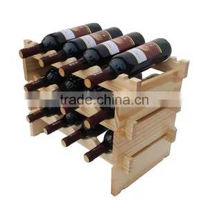 Solid Wood Display Wooden Wine Rack/shelf,cabinet Wine Glass Rack thumbnail-2