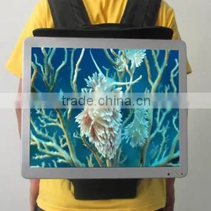 21.5''all in One Touchscreen Backpack Computer ad Player/backpack Computer Advertising Player/backpack Touch Screen ad Displayer thumbnail-5