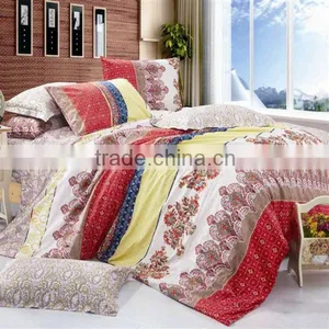Pigment Print Geometry Bedding Cotton Duvet Cover Bed Set thumbnail-1