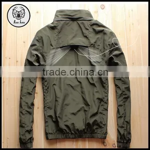 Mens Jackets Christmas Gift Wholesale Pullover Windbreakers, Water-resistant Coat thumbnail-6