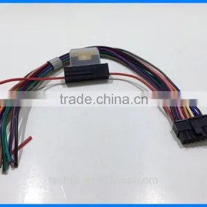 2 Rows x7 Pin Black 2.54 Pitch Connector Connection With 5A Fuse Wire Harness thumbnail-6