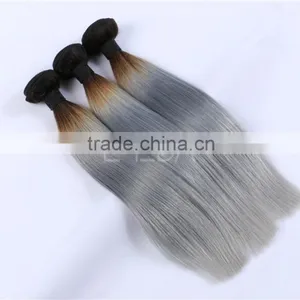 Cheap White Silver Human Hair Extensions thumbnail-1