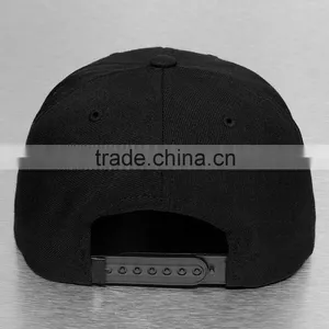 Custom Strapback Wholesale Flat Brim Brand 6 Panel Snapback Hat thumbnail-4