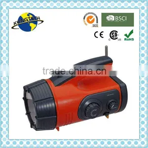 Emergency Radio Portable Torch Radio With Flashing Light thumbnail-3
