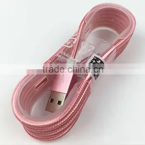 High Quality Flat Noodle Micro USB Dc Charigng Cable thumbnail-2