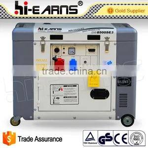 New 6KW Silent Three Phase Open Cover Diesel Generator Price thumbnail-1
