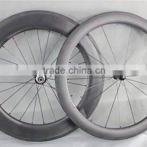 56mm Clincher Bicycle Wheelset 700c Road Bike Wheelset Powerway M71 Wheels Carbon Road Bike Wheelset W56C thumbnail-1