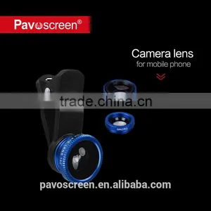 Universal Clip 3 in 1 Mobile Phone Lens Kit Fish Eye Lens Wide Angle Lens Macro Lens Detachable Camera Lens thumbnail-1