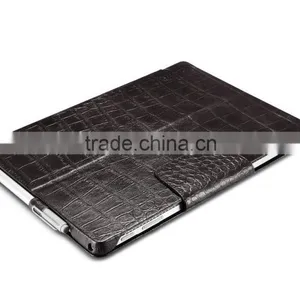 Icarer Luxury Crocodile Grain Genuine Leather Flip Case for Surface Pro 4 Ultra Thin Holder Leather Case for Surface Pro 4 thumbnail-1