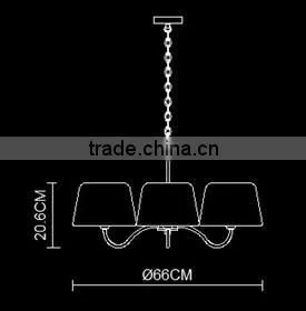 Simple & Modern White LED Chandelier Light Pendant Lamp thumbnail-2