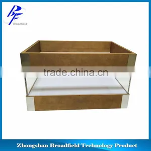 Wooden Ice Bucket Ice Bucket With Flashing LED Ice Bucket Logo Printing Quality Choice thumbnail-3