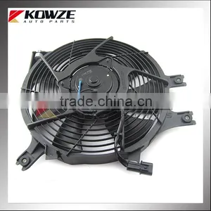 Condenser Fan Motor & Shroud For Mitsubishi Pajero Montero Challenger Nativa K96W 6G72 1996-2011 MR513487 7812A028 thumbnail-2