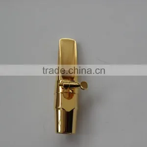 High Grade Metal Alto Saxophone Mouthpiece Size 5-7, Gold or Silver Plated thumbnail-2
