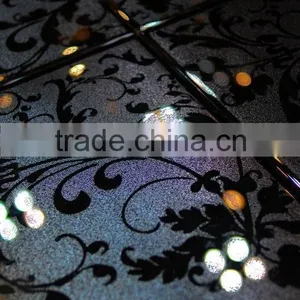 Anti-slip Tempered Artistic GLASS TILE (FL-FLWBK) Quality Choice thumbnail-1