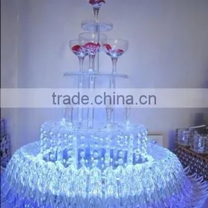 GH-RZ187 Acrylic Wine Rack Display/ Acrylic Cocktail Wine Display Stand thumbnail-1