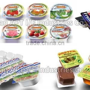 Flat-plate Automatic Blister Packing Machine for Candy, Chocolate,Cocoa Powder,Ketchup,Marmalade,Chocolate Cream, Butter, Honey thumbnail-2