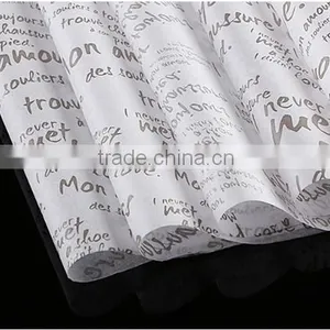 Hot Sale Packing Flower Color Waxed Tissue Paper thumbnail-1