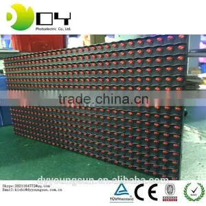 Single Color Red Led Module P10 Advertising Signboard Screen Module Led Display Module Led Open Sign Led Panel Display 320*160mm thumbnail-1