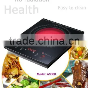 Grade A Black Crystal Glass Rohs Led Controller Far Infrared Heater Bbq Burner thumbnail-6