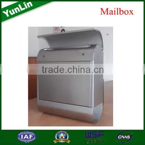 Supply Stainless Steel Box, With Quote Container Newspaper Holder Mailbox thumbnail-1