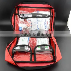 Emergency First Aid Travel Kit in Red Cross Bag for Outdoor Treatment thumbnail-3