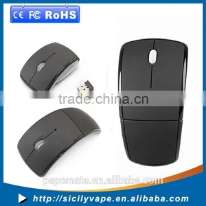 Popular Optical Coreless Foldable Folding Arc Wireless Mouse for Microsoft Window Coreless Mice Wireless Mouse thumbnail-1