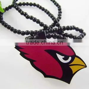 NFL Arizona Cardinals Wood Pendant Necklace thumbnail-1