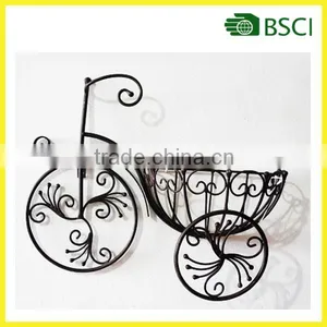 YS91281 Metal Bicycle Decoration Flower Pot Tray thumbnail-1