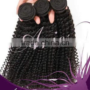 Brazilian Unprocessed Virgin Afro Kinky Curly Human Hair Weaving thumbnail-1